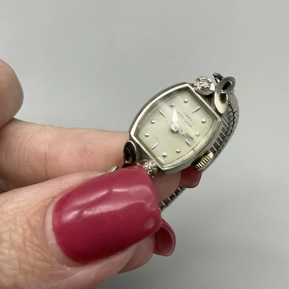 Vintage Hamilton Lady Hamilton Womens Watch 14mm 10K Gold Biggs Cocktail Manual